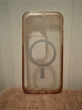 iPhone 14 Pro Max OtterBox Symmetry Clear Plus Case with MagSafe - Clear: & Bump